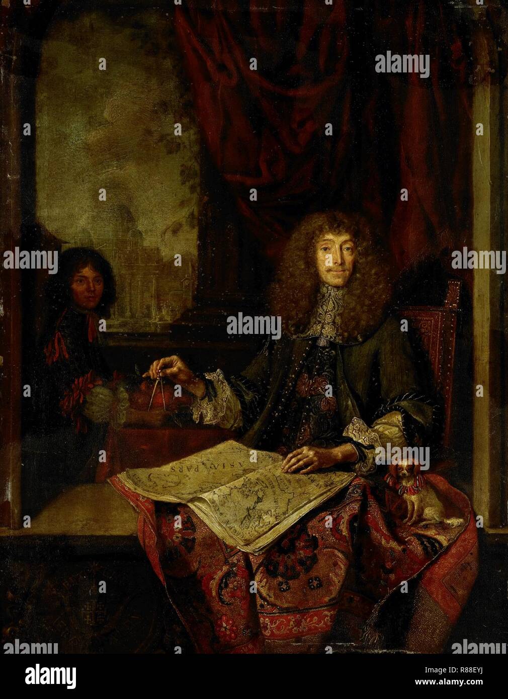 Carel Quina (1620-89). Ridder van het Heilige Graf, Amsterdams reiziger naar Azië Stockfoto