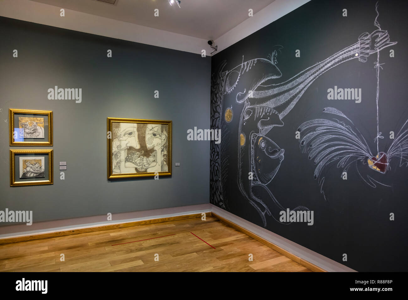 Die Diego Rivera Museum ist in seiner Kindheit home - Guanajuato, Mexiko Stockfoto