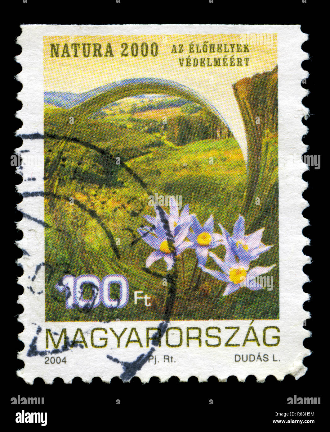 Briefmarke aus Ungarn in der Umwelt Schutz der Serie 2004 Stockfoto