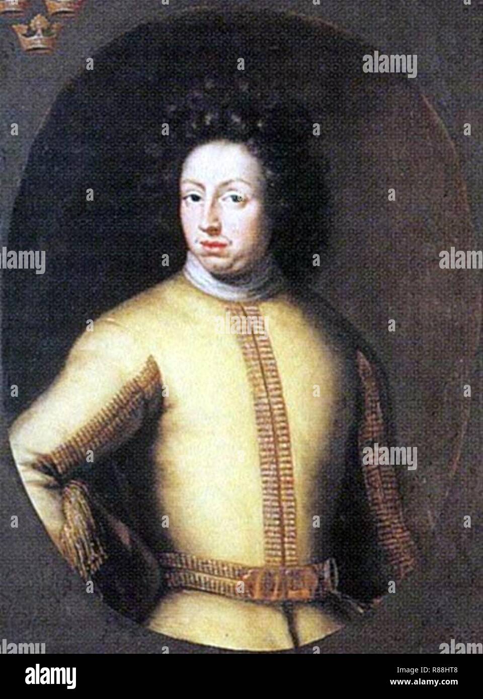 Carl XI von Schweden c 1685 von David Klöcker Ehrenstrahl. Stockfoto