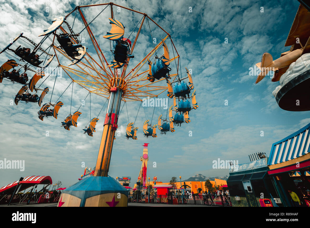 Reisen in Ocean Park Hong Kong Stockfoto