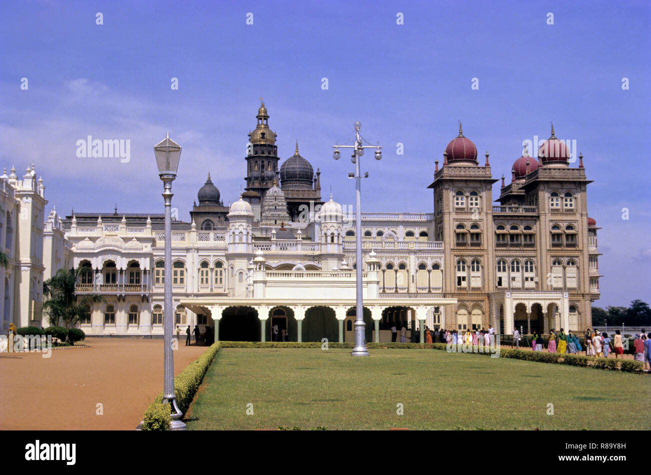 Der Maharaja Palace oder und Mysore Palace, Mysore, Karnataka, Indien Stockfoto