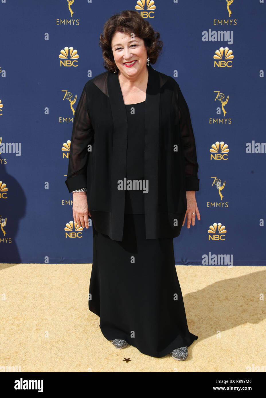 LOS ANGELES, Ca, USA - 17. SEPTEMBER: Margo Martindale auf der 70. jährlichen Primetime Emmy Awards bei Microsoft Theater in L.A. statt Live am 17. September 2018 in Los Angeles, Kalifornien, USA. (Foto von Xavier Collin/Image Press Agency) Stockfoto