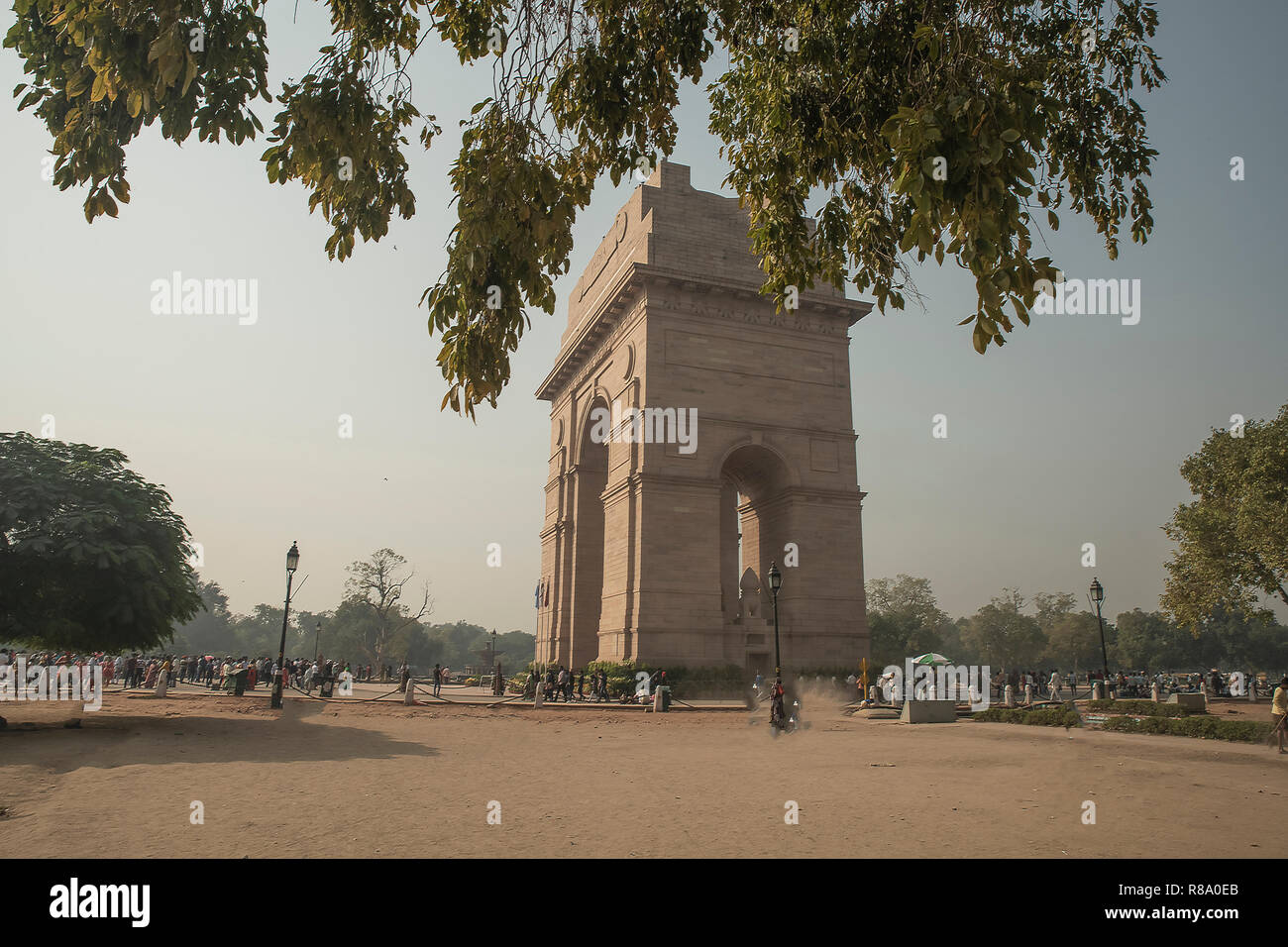 Britische, Architektur, India Gate, Weltkrieg-1, Denkmal, für die Soldaten, durch. britische Architekt Lutyens, 42 meter, Höhe, Neu Delhi, National Capital Region, Ind Stockfoto