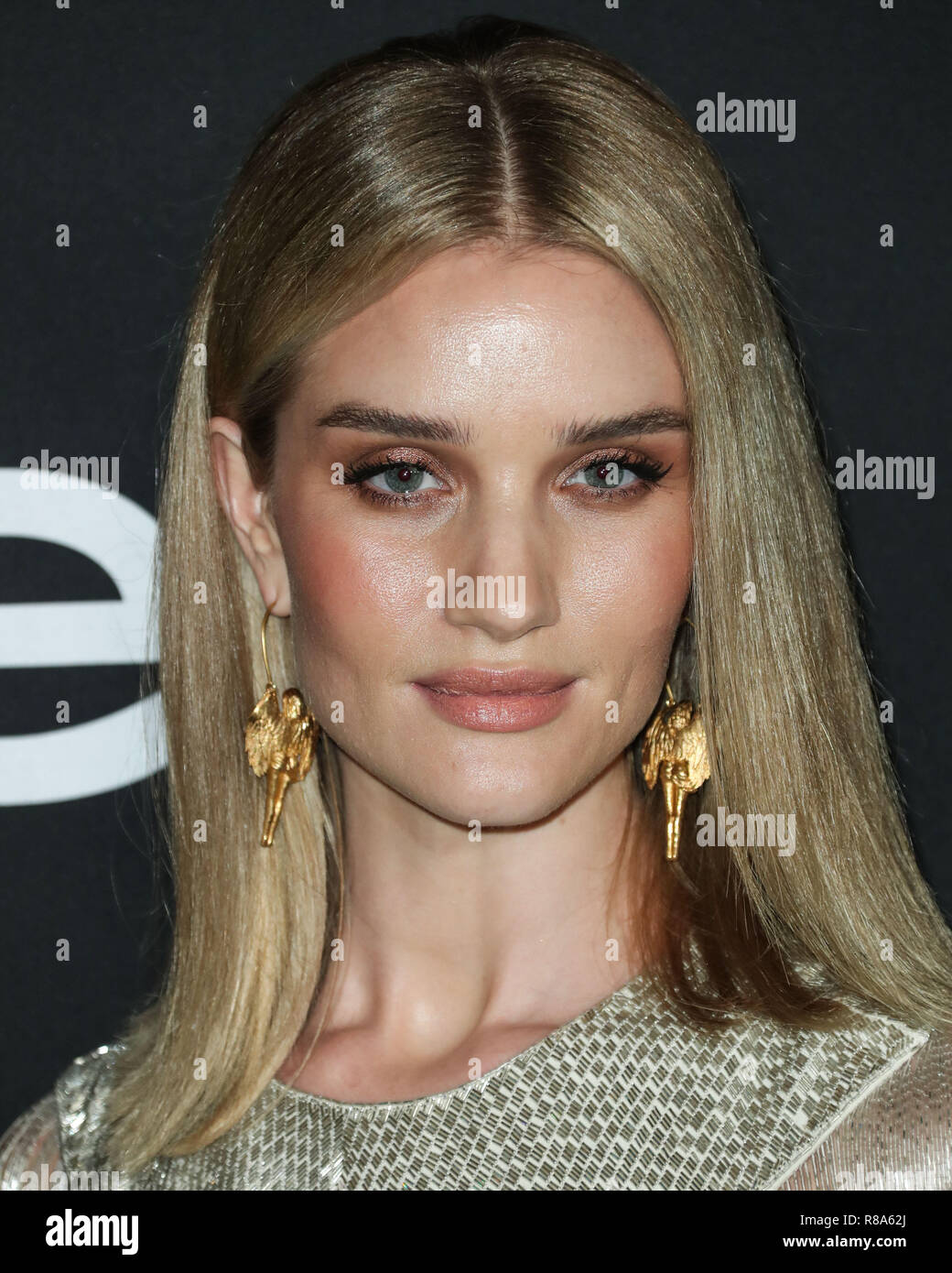 LOS ANGELES, Ca, USA - 22. Oktober: Modell Rosie Huntington-Whiteley Givenchy tragen kommt an der InStyle Awards 2018 am Getty Center am Oktober 22, 2018 in Los Angeles, Kalifornien, USA. (Foto von Xavier Collin/Image Press Agency) Stockfoto