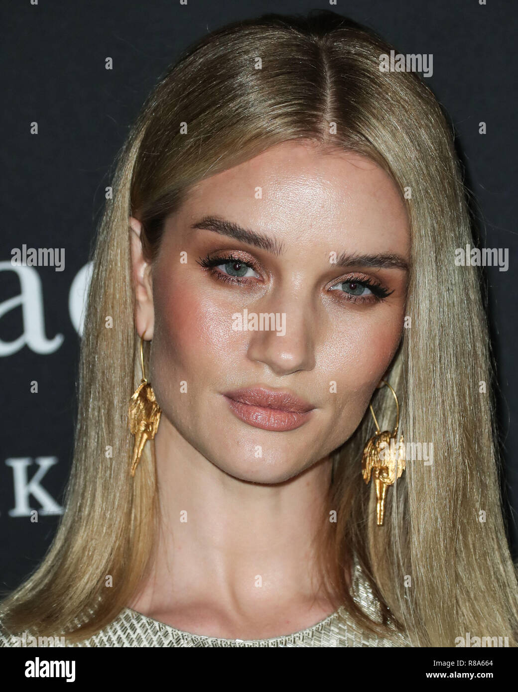 LOS ANGELES, Ca, USA - 22. Oktober: Modell Rosie Huntington-Whiteley Givenchy tragen kommt an der InStyle Awards 2018 am Getty Center am Oktober 22, 2018 in Los Angeles, Kalifornien, USA. (Foto von Xavier Collin/Image Press Agency) Stockfoto