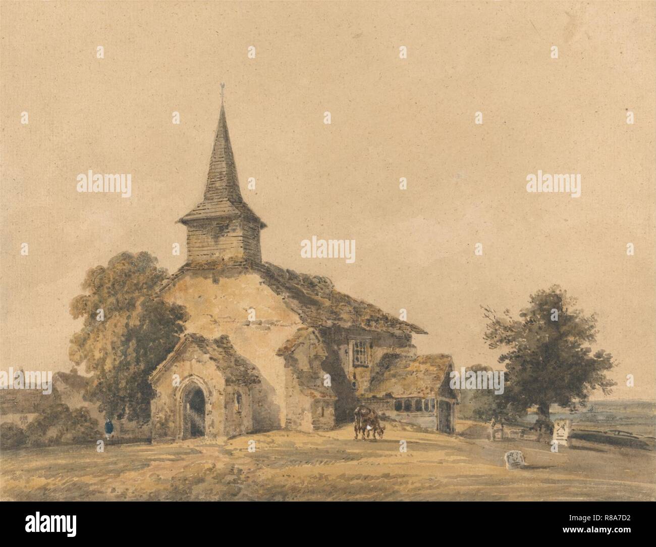 Thomas Girtin - Kapelle Kirche, Surrey Stockfoto