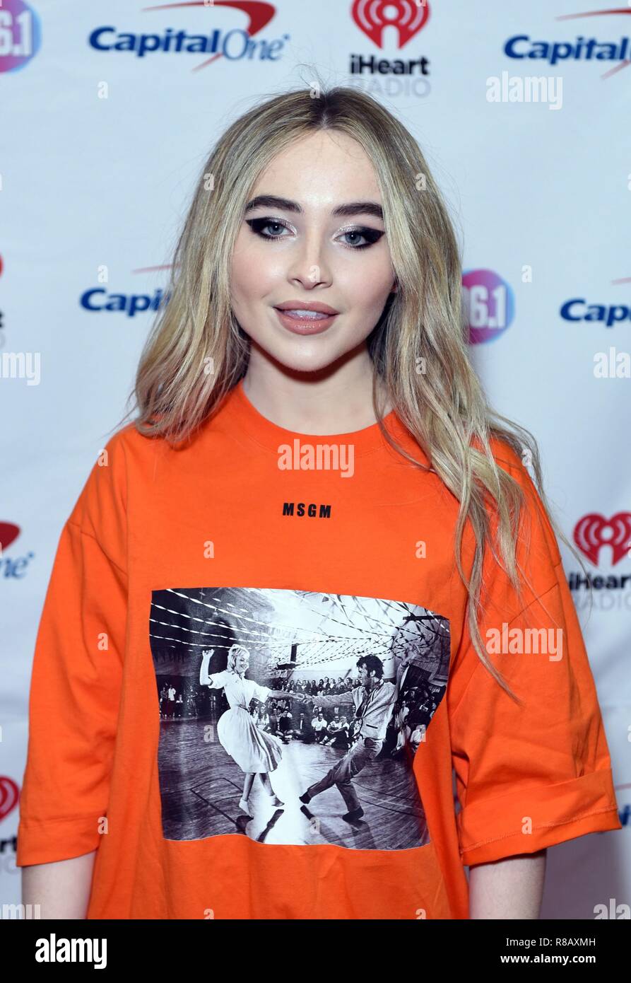 Atlanta, GA, USA. 14 Dez, 2018. Sabrina Zimmermann in Anwesenheit für Power 96,1 IHeartRadio Jingle Ball präsentiert von Capital One, State Farm Arena, Atlanta, GA 14. Dezember 2018. Credit: Derek Sturm/Everett Collection/Alamy leben Nachrichten Stockfoto