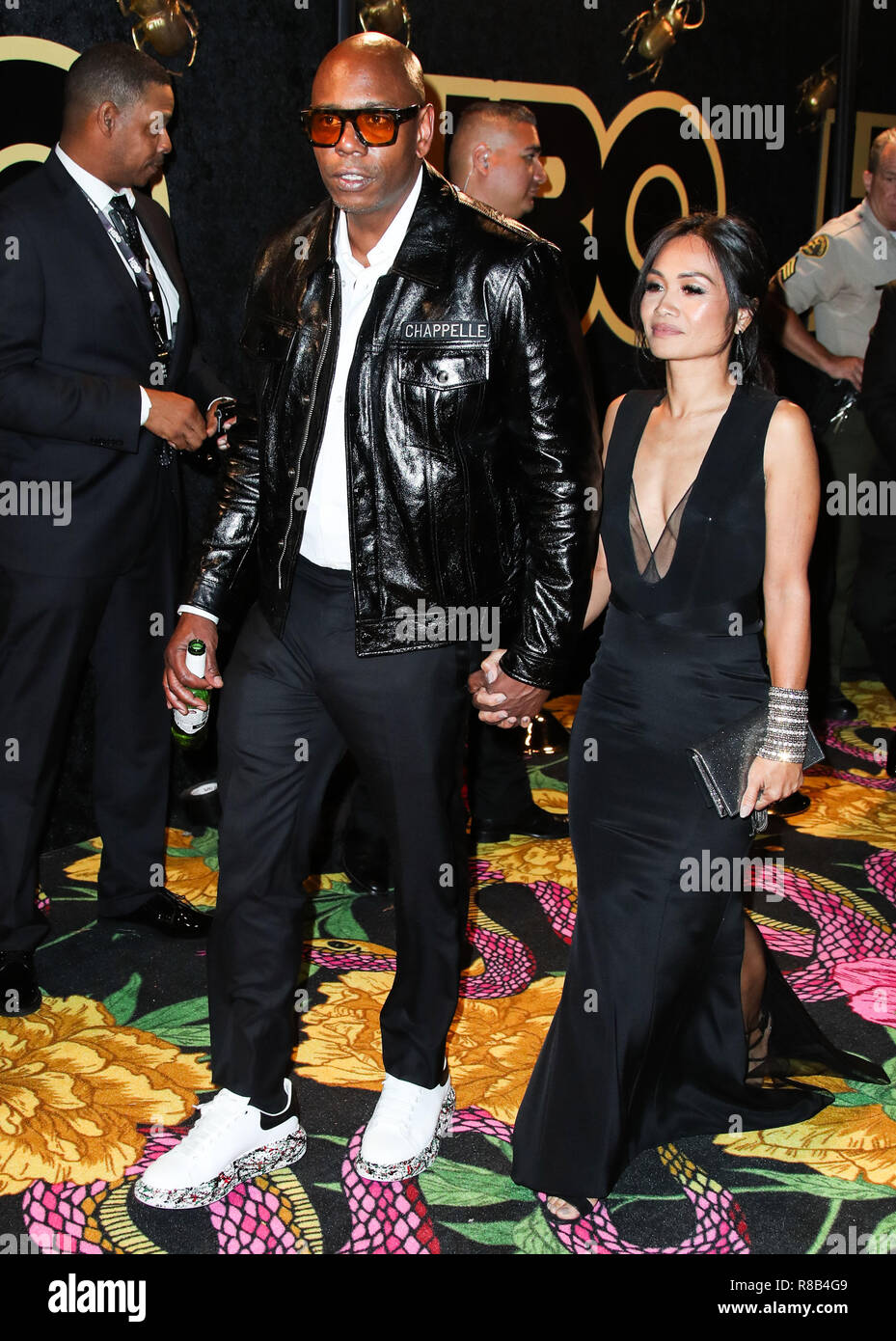 West Hollywood Los Angeles Ca Usa 17 September Dave Chappelle Elaine Chappelle An Der Hbo Emmy Awards Nach Partei 2018 Im Plaza Im Pacific Design Center Am 17 September 2018 In