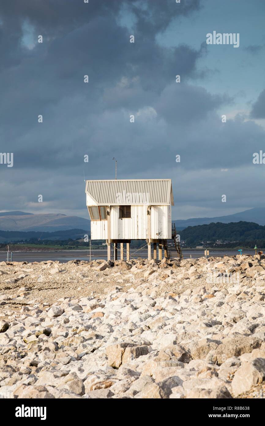 Morecambe Sailing Club rennen Watch Tower, Marine Road East, Morecambe, Lancashire, 2017. Schöpfer: Alun Bull. Stockfoto