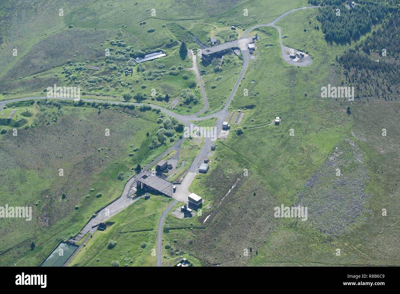 Graymare Hill Raketentest, RAF Spadeadam, Cumbria, 2014. Schöpfer: Historisches England Fotograf. Stockfoto