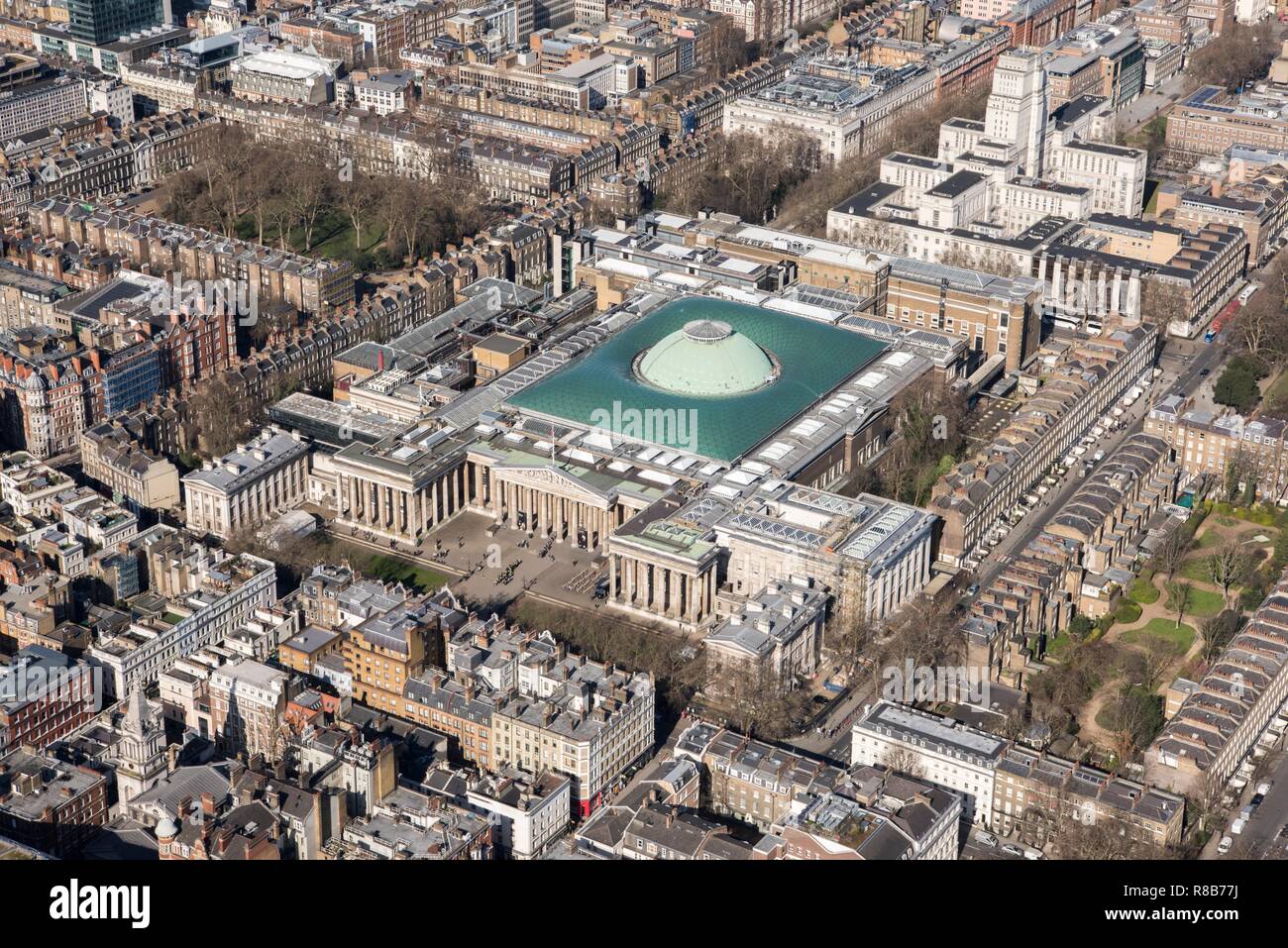 Das Britische Museum, Bloomsbury, London, 2018. Schöpfer: Historisches England Fotograf. Stockfoto