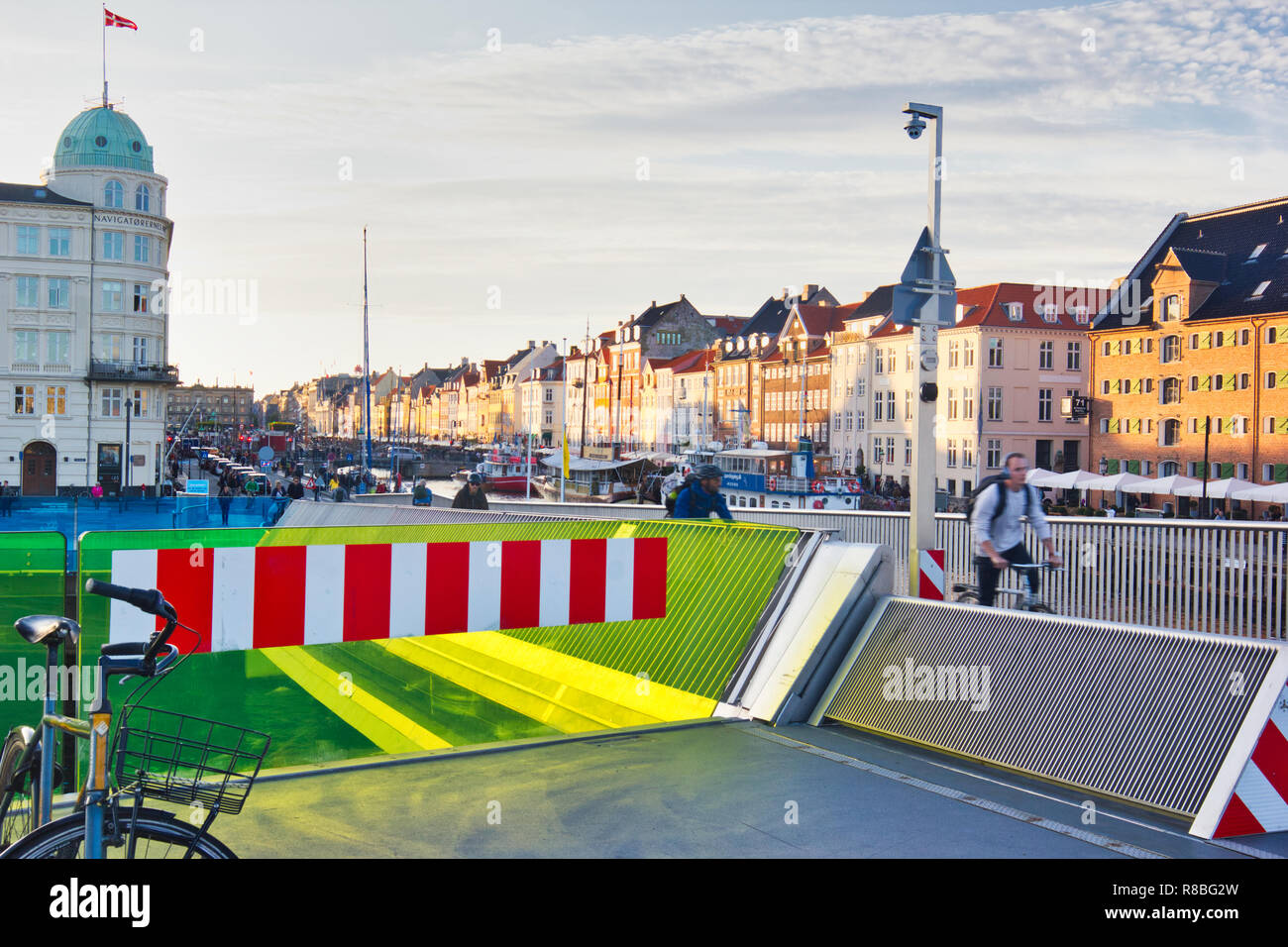 Inderhavnsbroen (Inner Harbour Bridge) Kopenhagen, Dänemark, Skandinavien Stockfoto