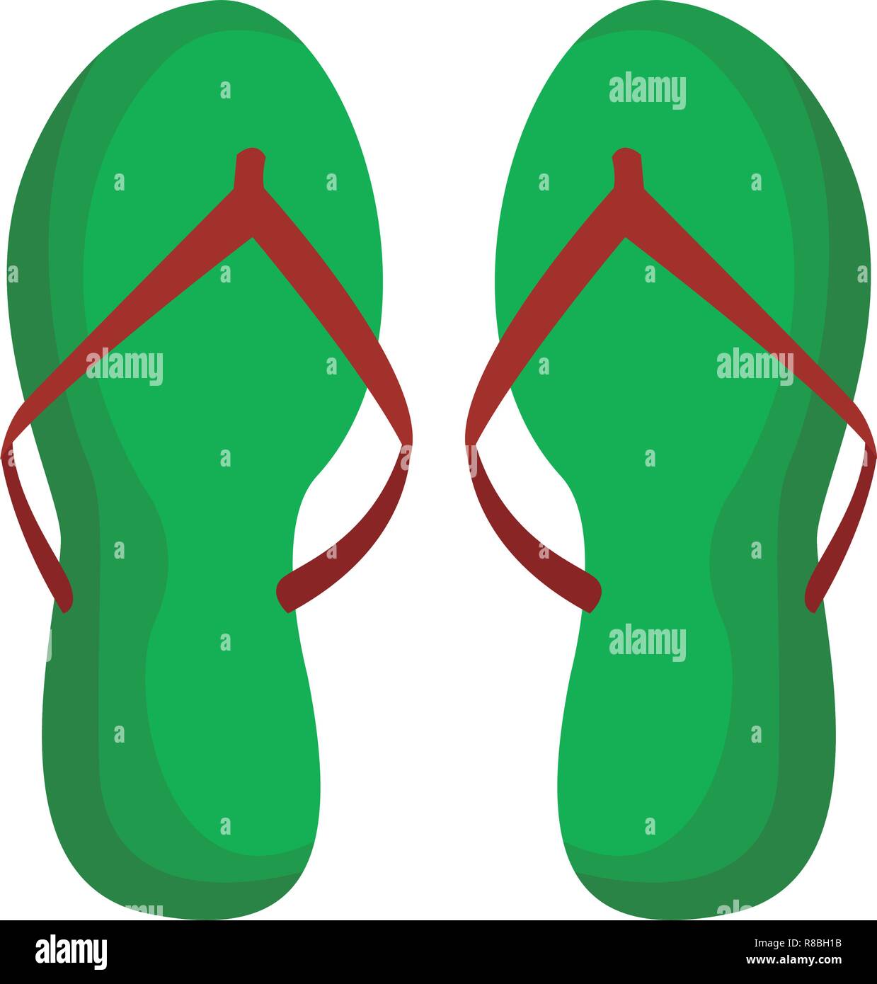 Flips flops Symbol Stock Vektor