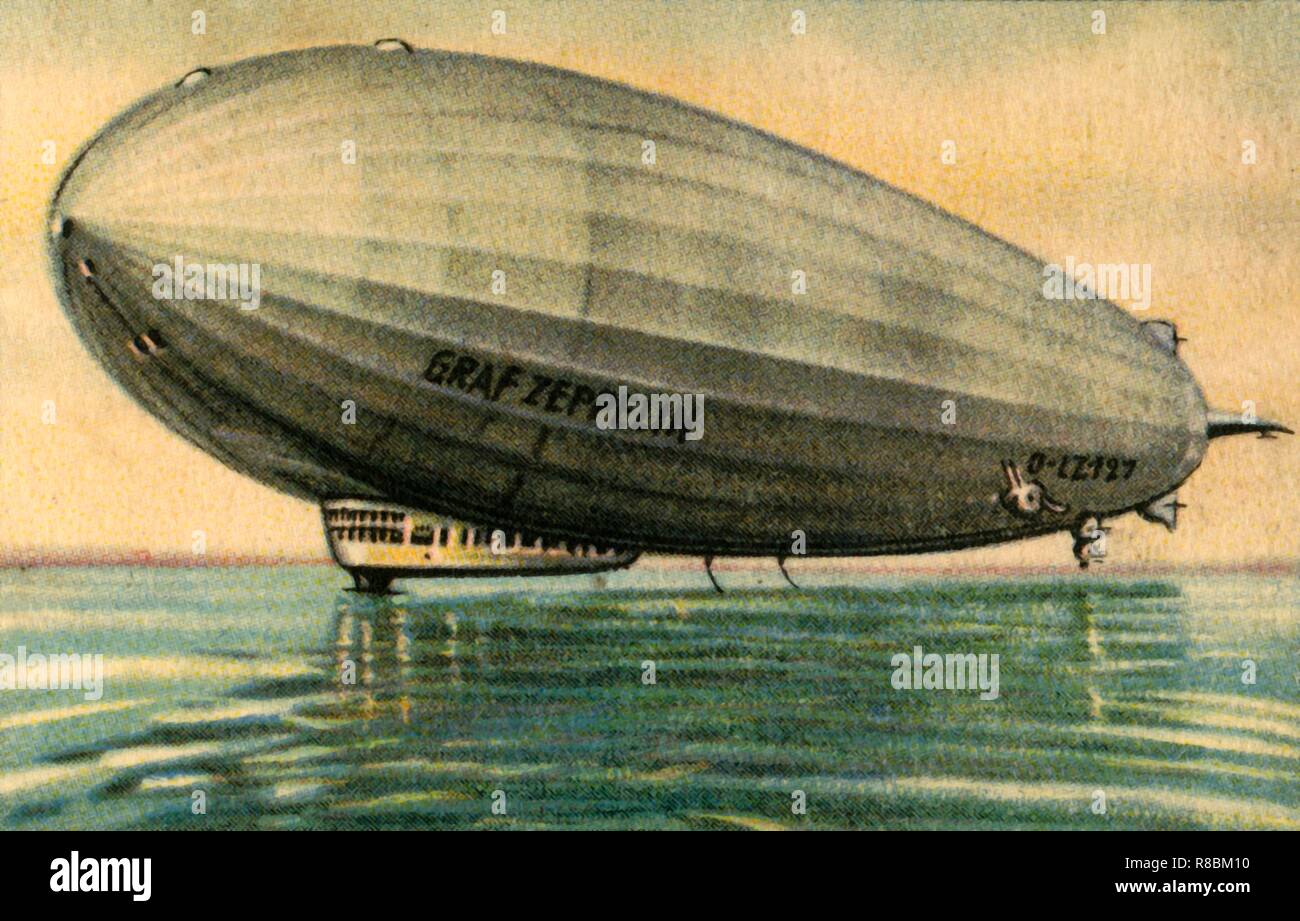 LZ 127 Graf Zeppelin, 1928, (1932). Schöpfer: Unbekannt. Stockfoto