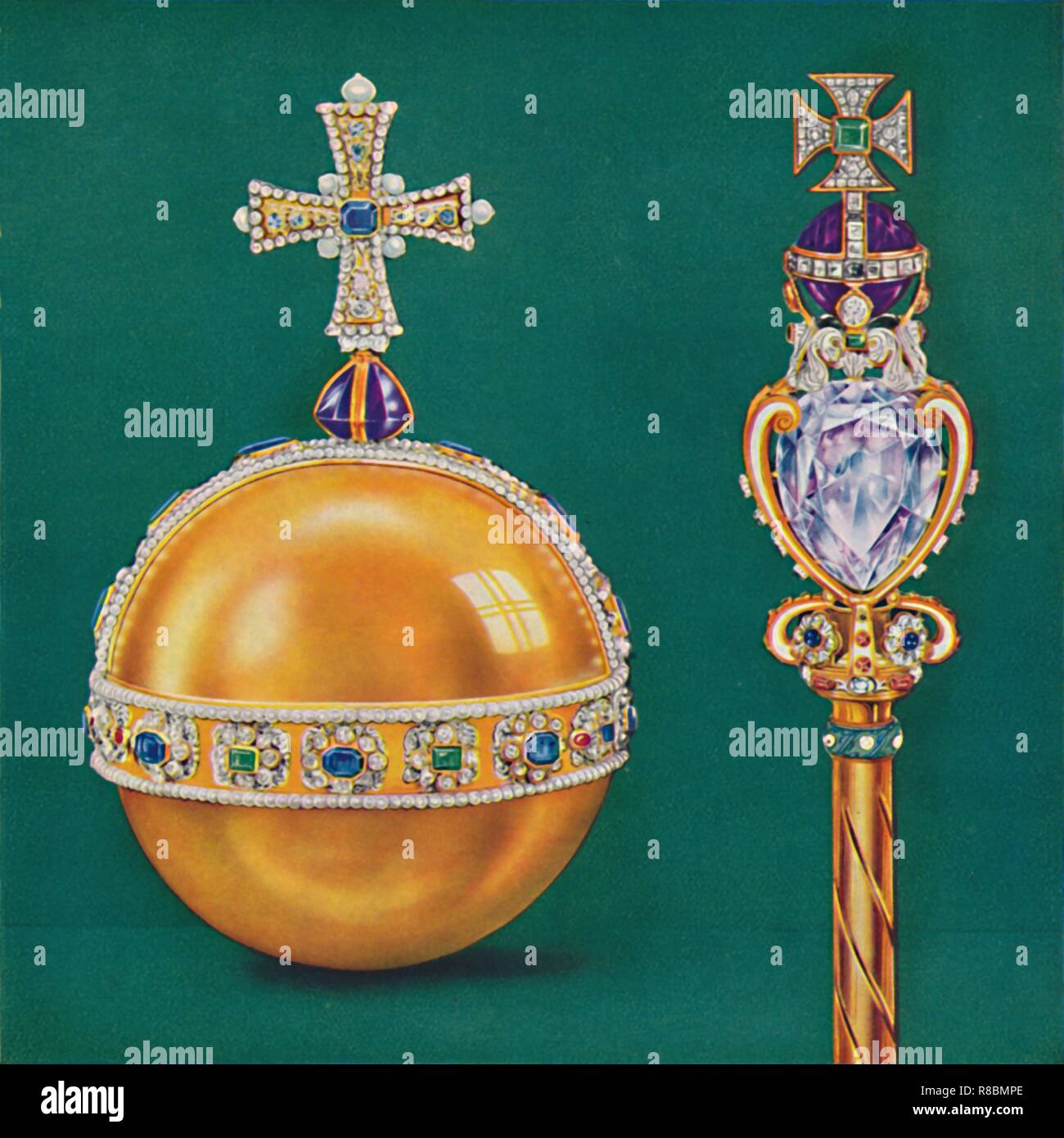 Das Zepter Mit Dem Kreuz Stockfotos Und Bilder Kaufen Alamy