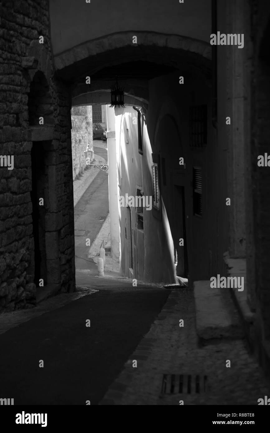 Gasse der italienischen Land Stockfoto