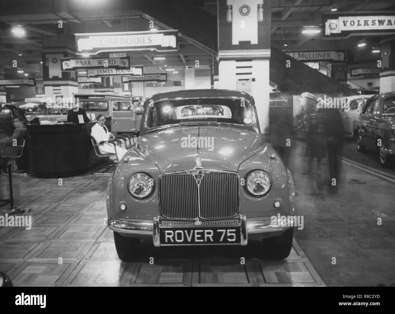 1953 Rover 75 P4 auf Motor Show Stockfoto