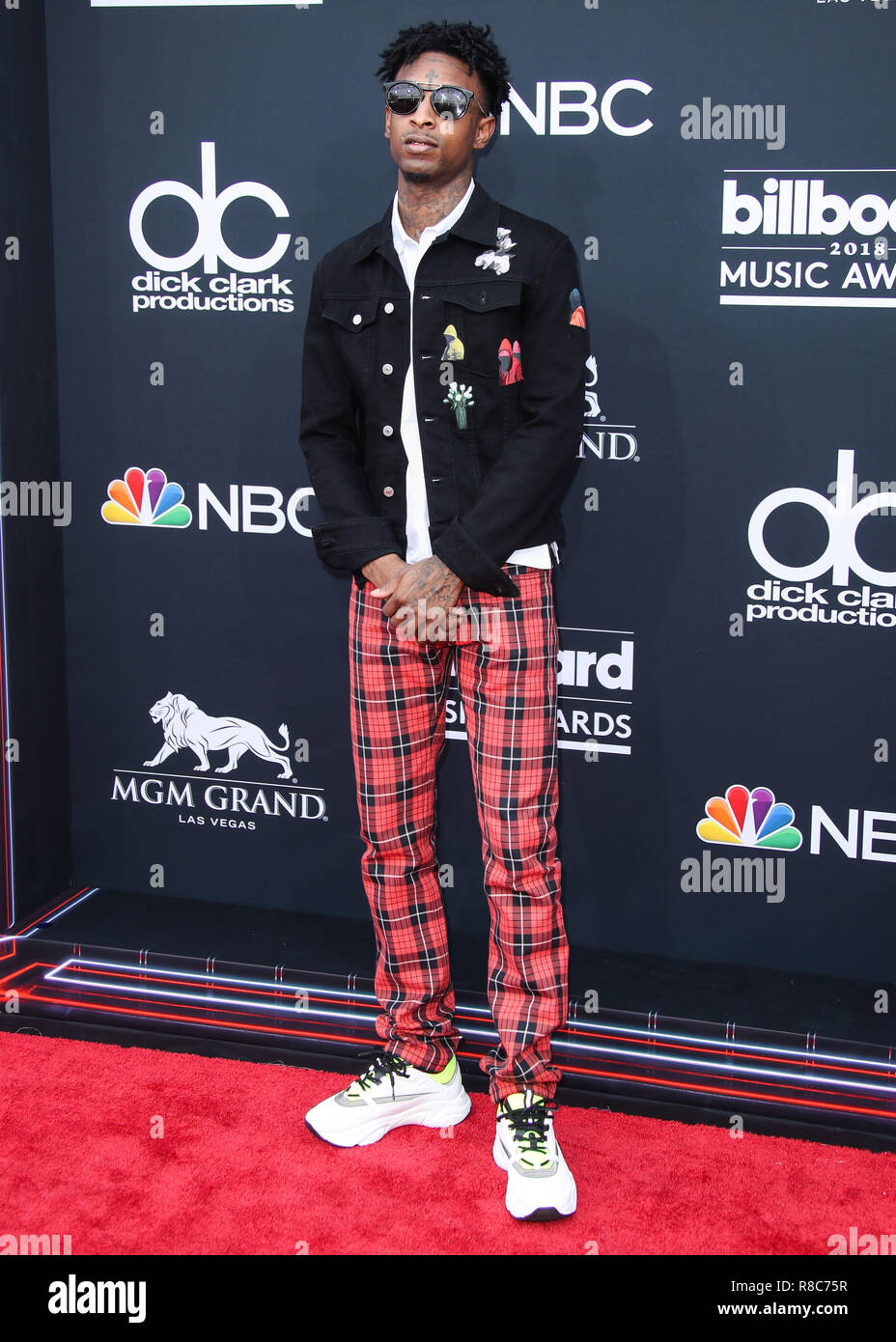 LAS VEGAS, NV, USA - Mai 20:21 Savage, Shayaa Bin Abraham-Joseph an der Billboard Music Awards 2018 im MGM Grand Garden Arena am 20. Mai statt, 2018 in Las Vegas, Nevada, USA. (Foto von Xavier Collin/Image Press Agency) Stockfoto