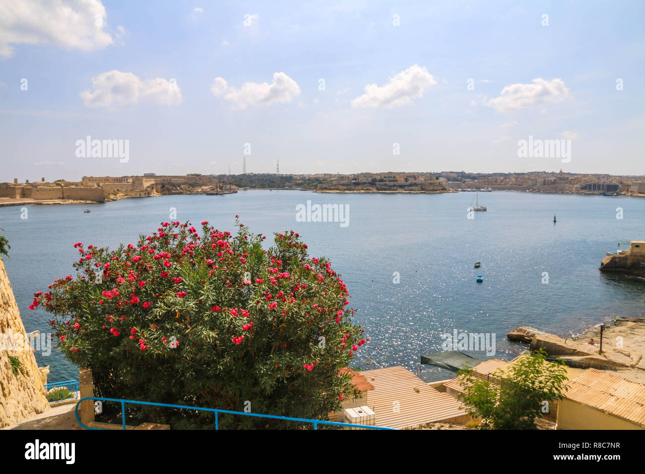 Hafen von Valletta, Malta Stockfoto