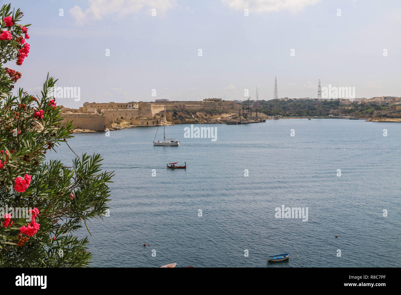 Hafen von Valletta, Malta Stockfoto