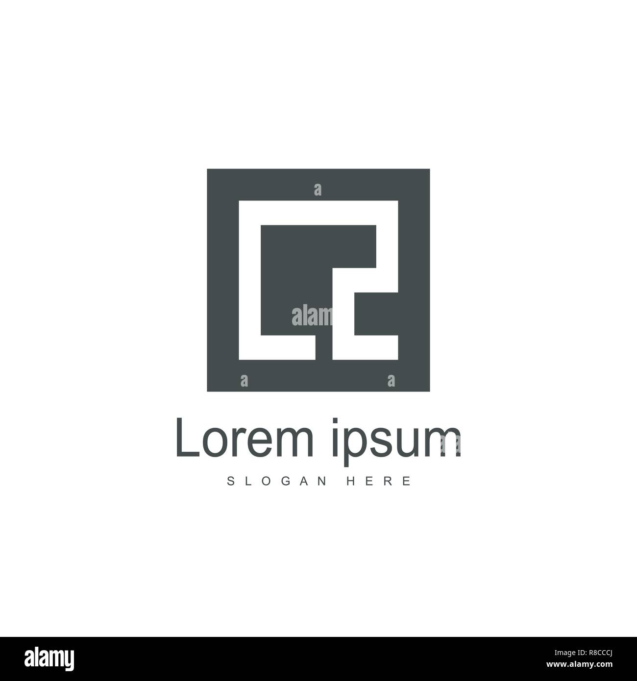 Initial LZ Logo template Design. Minimalistische schreiben Logo vektor design Stock Vektor
