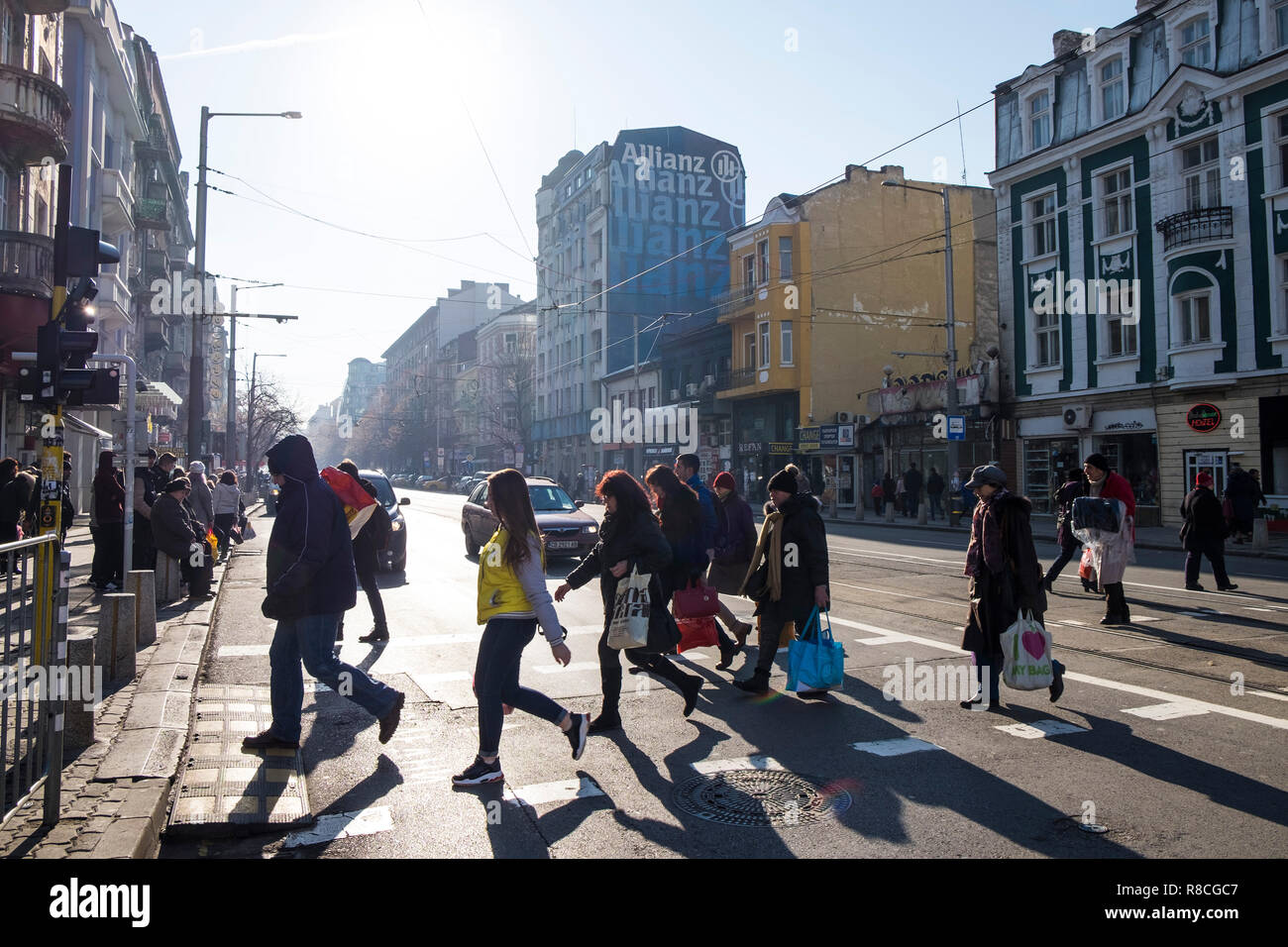 Bulgarien, Sofia, Tägliches Leben Stockfoto