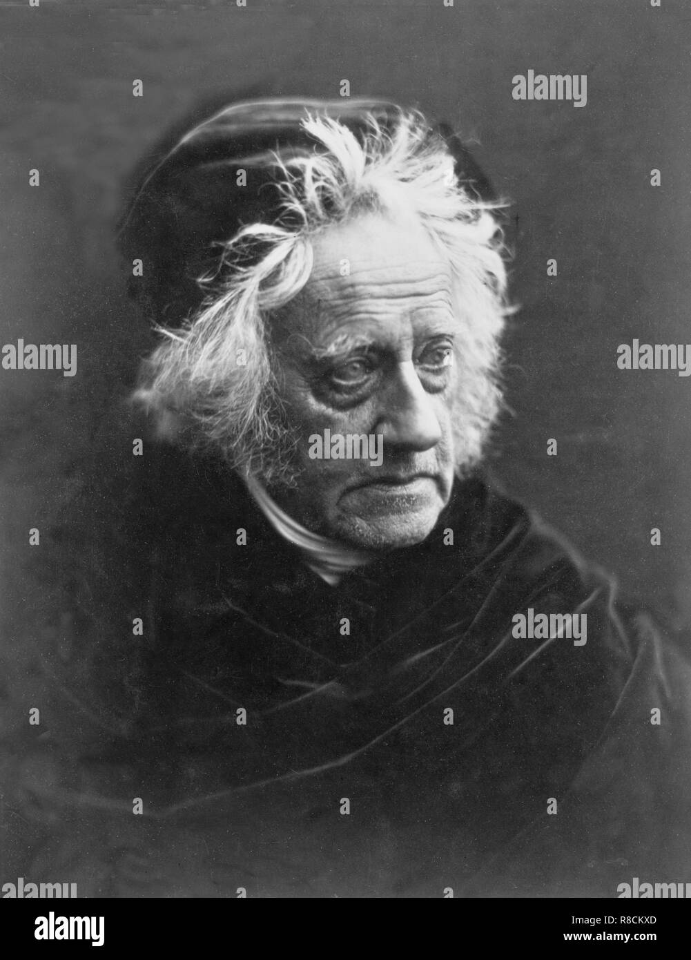 Sir Friedrich Wilhelm Herschel (1738 - 1822), Pub. 1867. Schöpfer: Julia Margaret Cameron (1815 - 1879). Stockfoto