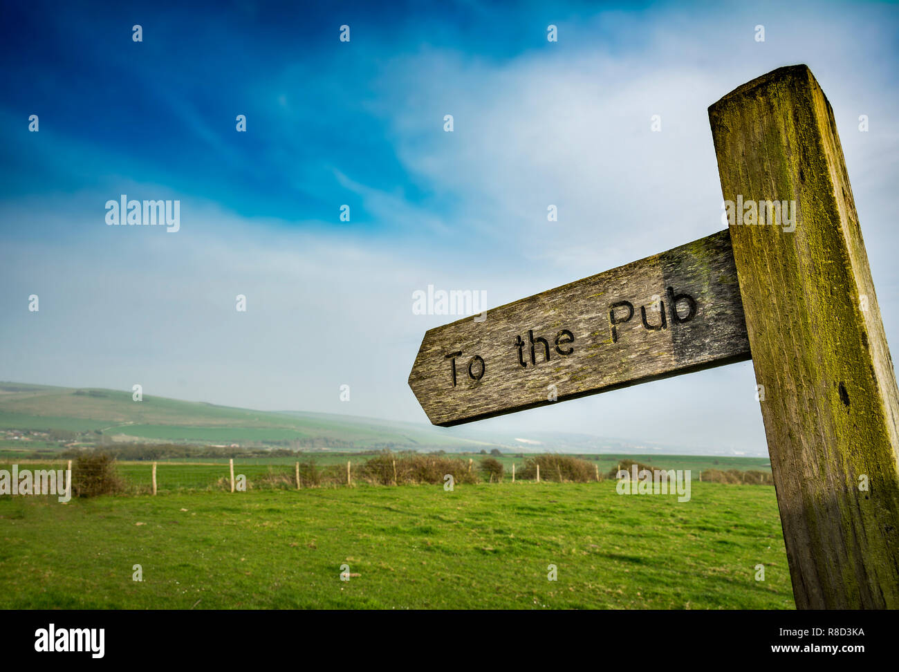 In den Pub Stockfoto
