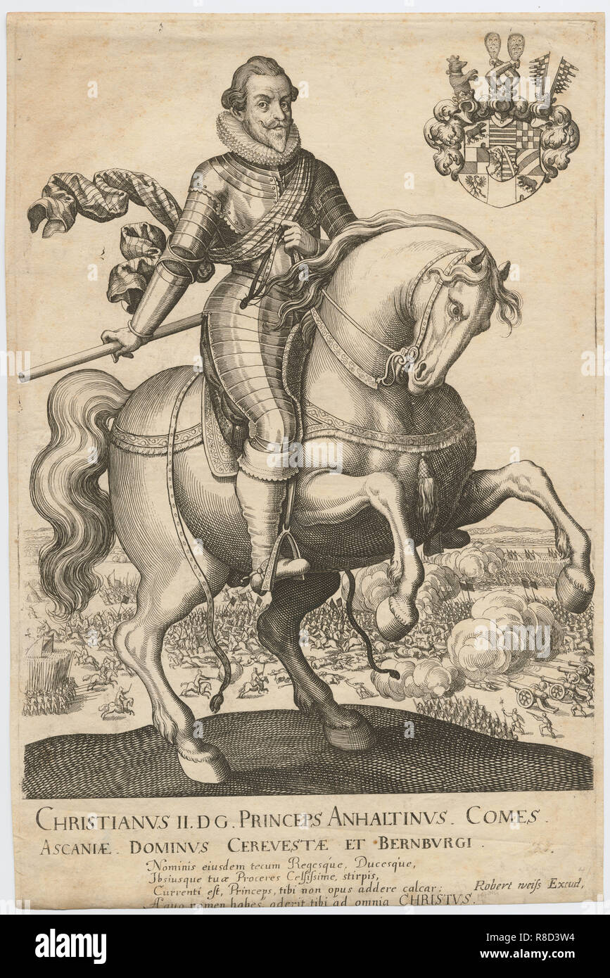 Portrait von Christian I., Fürst von Anhalt-Bernburg (1568-1630), 1630. Stockfoto