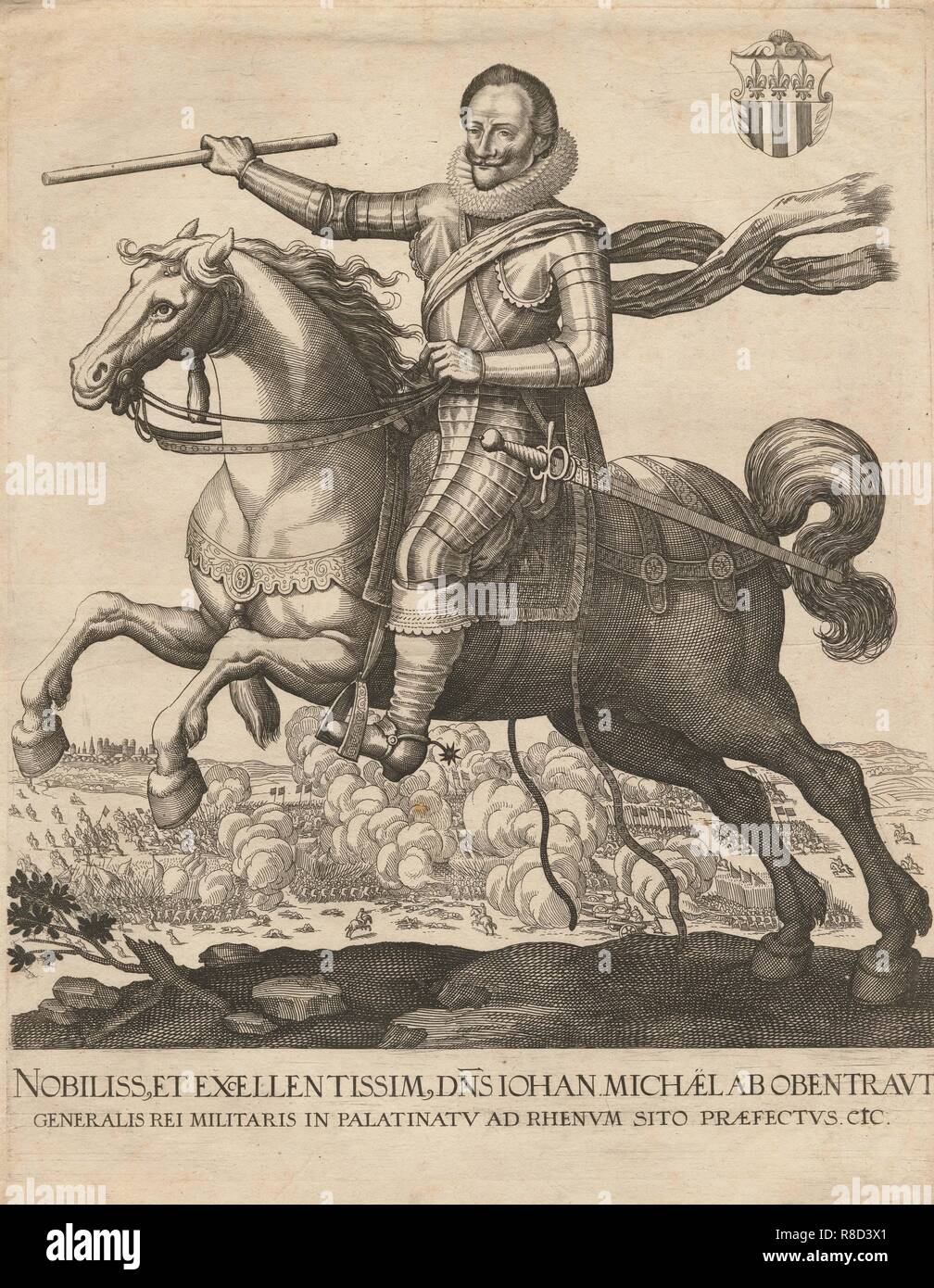 Portrait von Hans Michael von Obentraut (1574-1625), 1630. Stockfoto