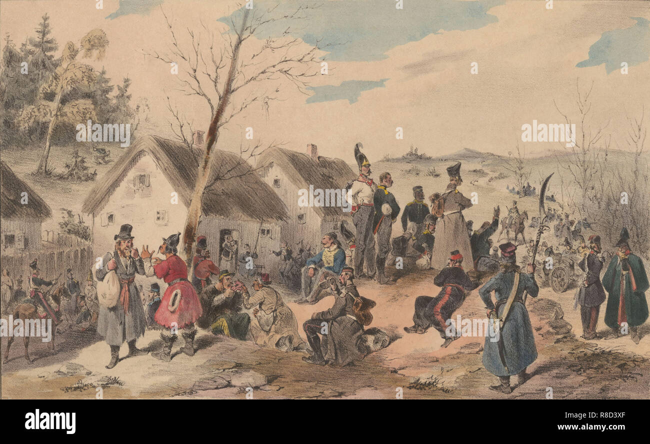 Russische Gefangene, 1835. Stockfoto