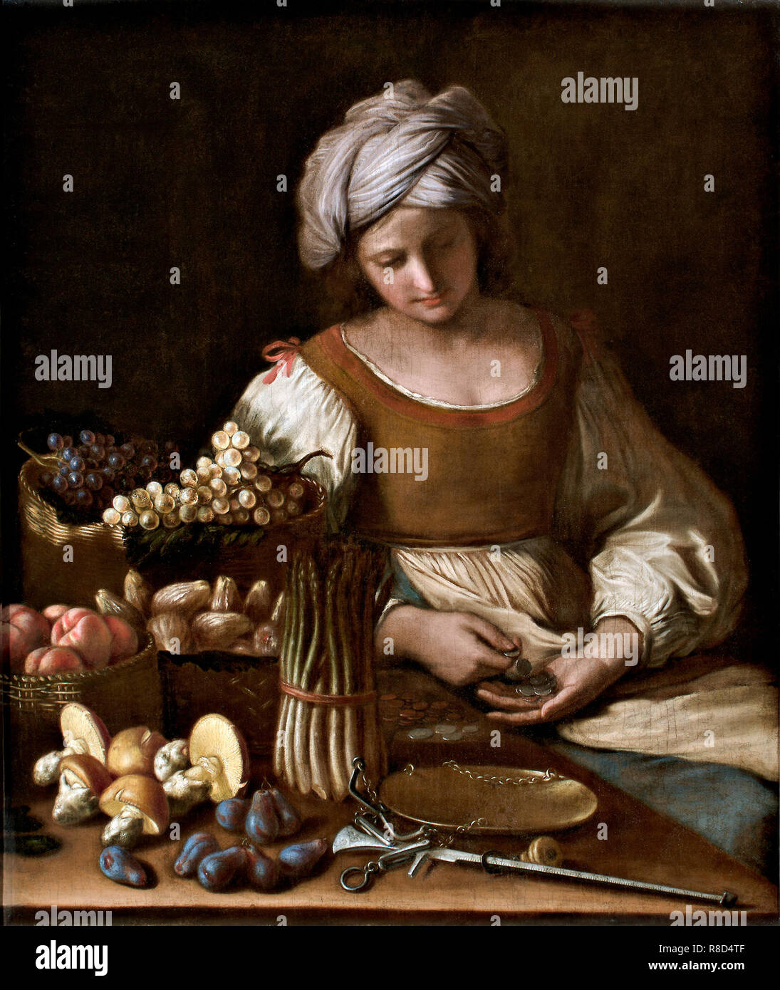 Ortolana (das Gemüse Anbieter), 1655. Stockfoto