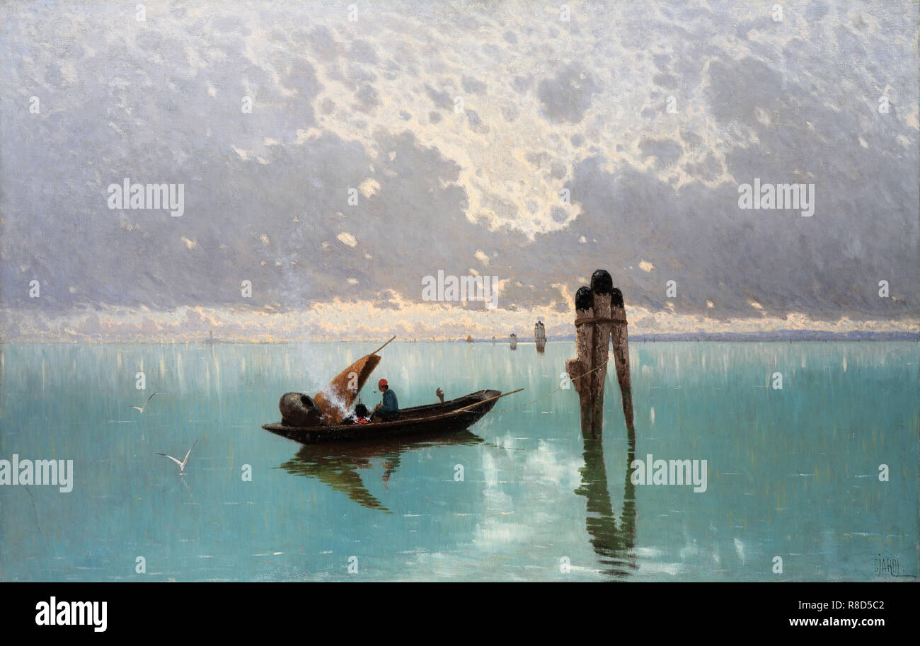 Die Lagune. Stockfoto
