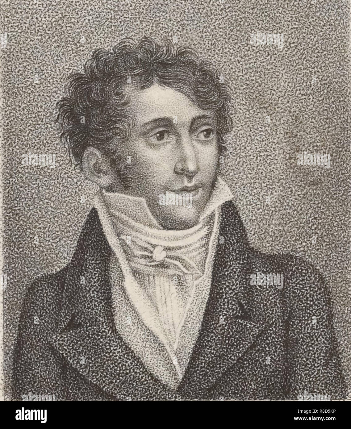 Porträt von Jean Coralli (1779-1854), 1821. Stockfoto