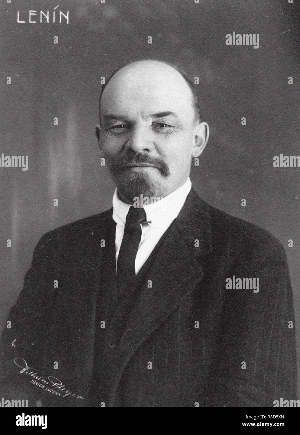 Wladimir Lenin. Zürich, 1916, 1916. Stockfoto