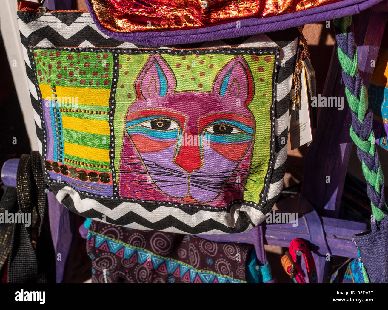 Laurel Burch Taschen in der Altstadt von Albuquerque NM Stockfotografie Alamy