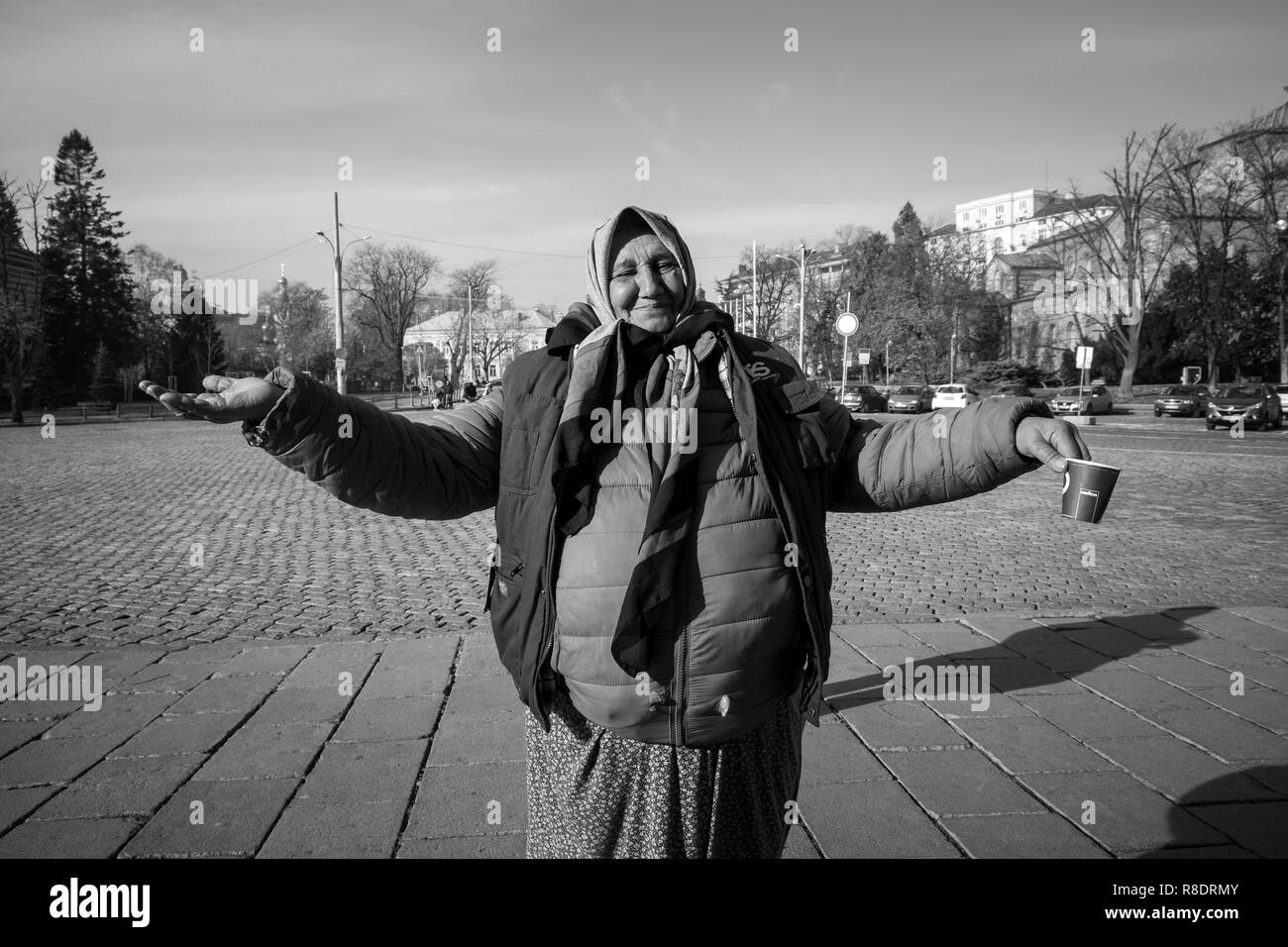 Bulgarien, Sofia, bettelmönch Stockfoto