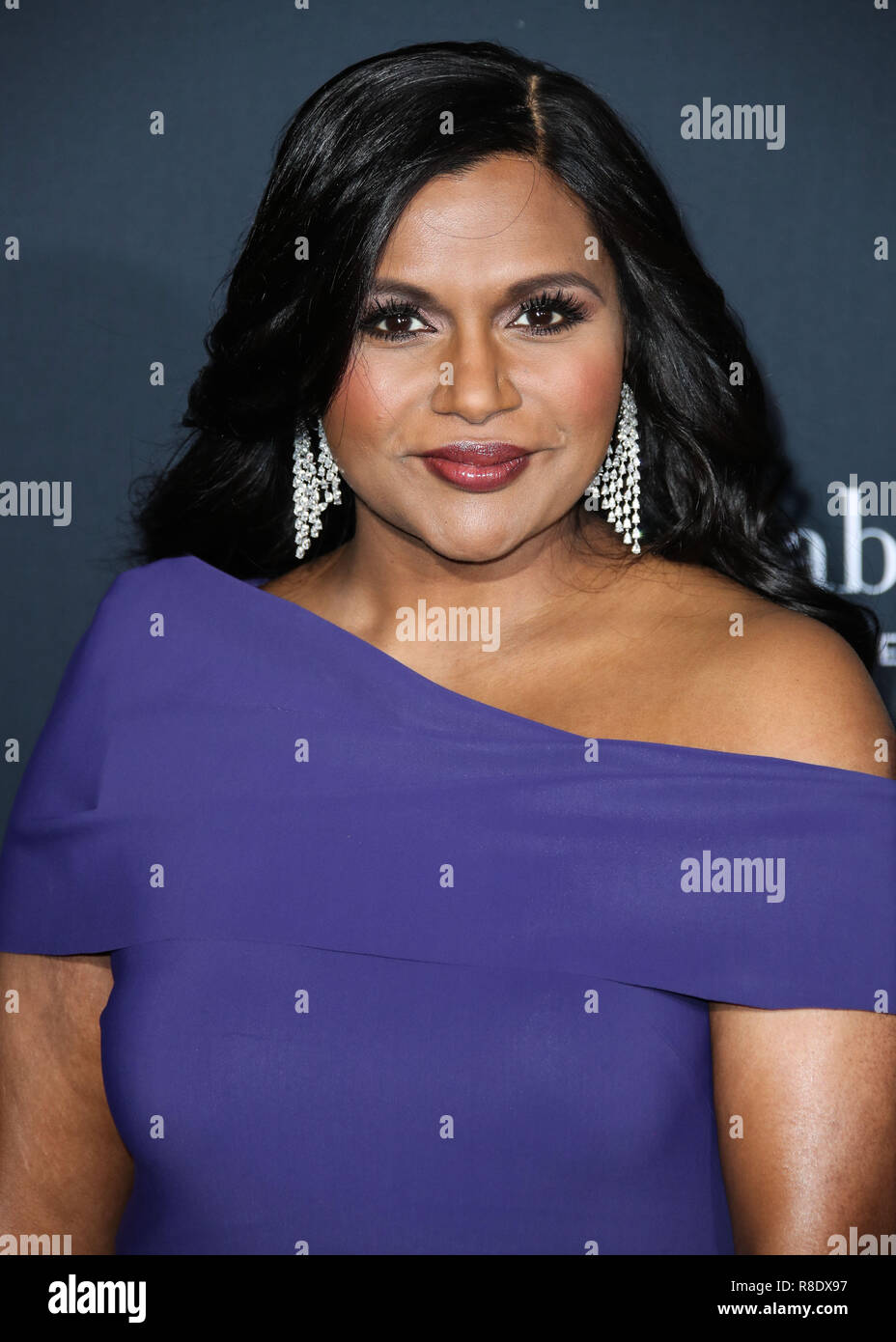 HOLLYWOOD, Los Angeles, CA, USA - 26. Februar: Mindy Kaling bei der Weltpremiere von Disney's "A Wrinkle In Time" am El Capitan Theatre am Februar 26, 2018 in Hollywood, Los Angeles, Kalifornien, Vereinigte Staaten. (Foto von Xavier Collin/Image Press Agency) Stockfoto