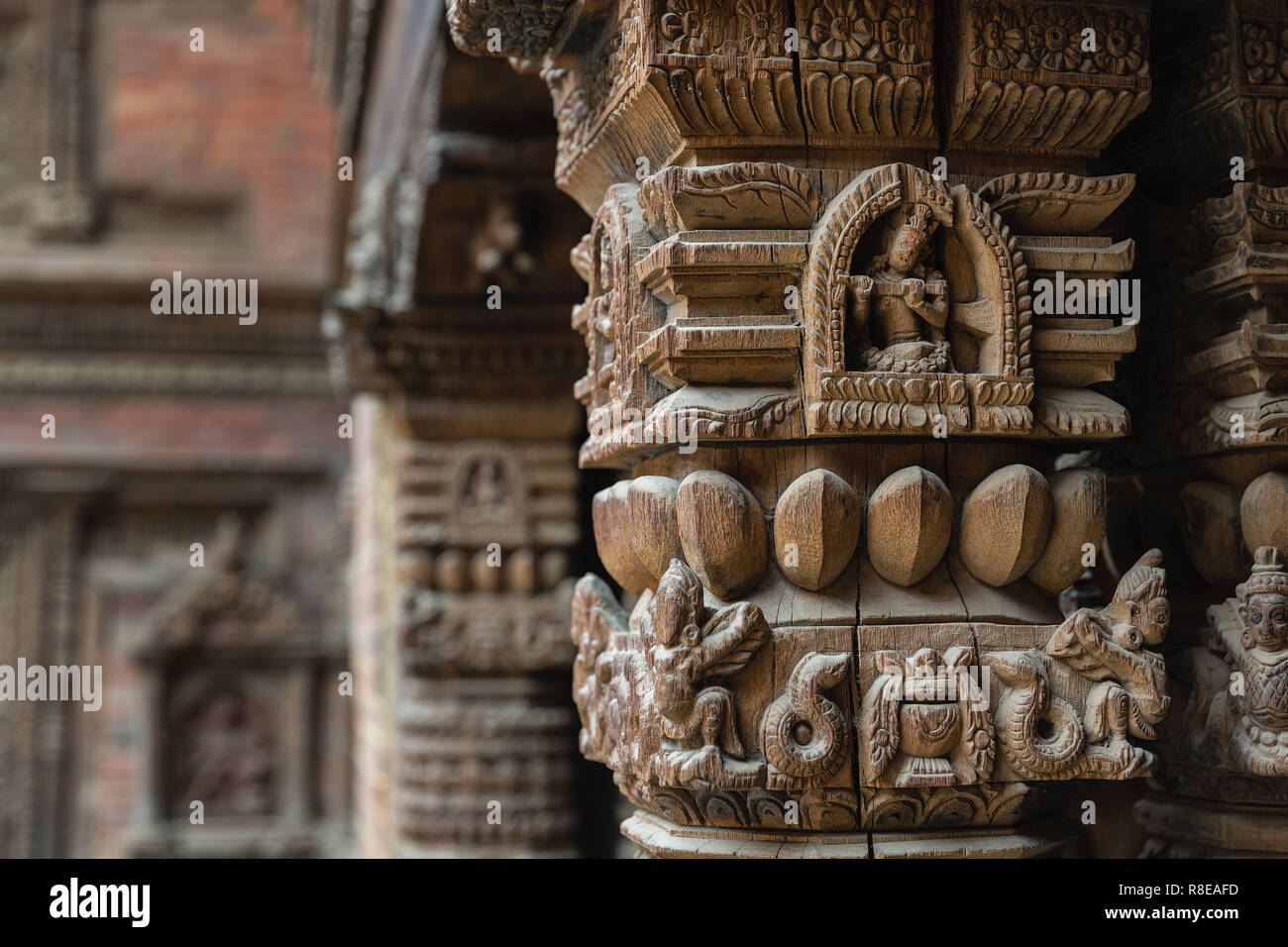 Hanuman Dhoka Palast Komplex in Patan, Kathmandu, Nepal. Stockfoto