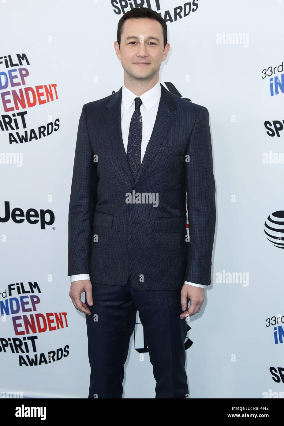 SANTA MONICA, Los Angeles, CA, USA - 03. März: Joseph Gordon-Levitt im 2018 Film Independent Spirit Awards am Santa Monica Beach am 3. März 2018 in Santa Monica, Los Angeles, Kalifornien, USA. (Foto von Xavier Collin/Image Press Agency) Stockfoto