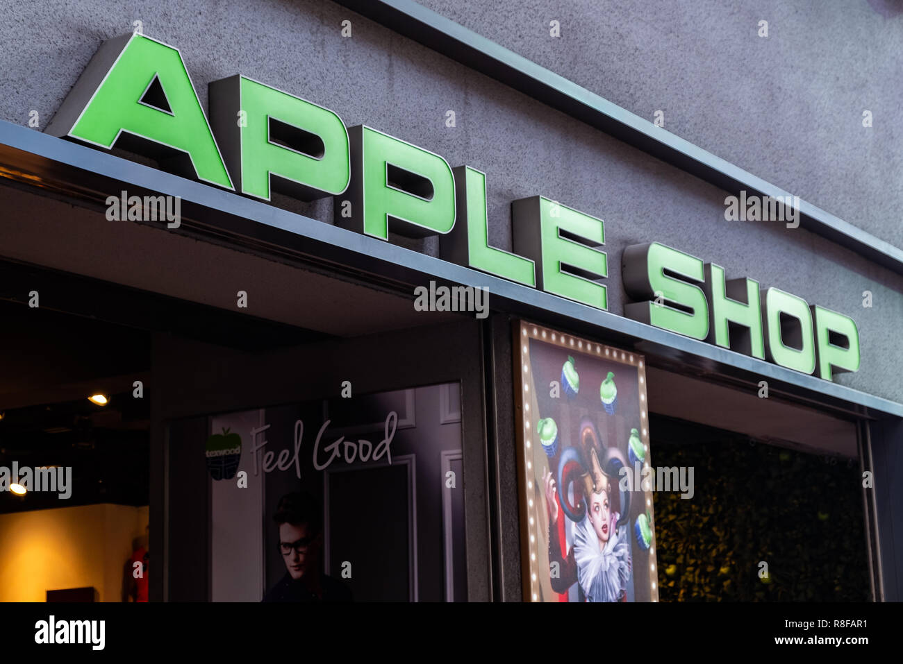 Hong Kong, April 7, 2019: Apple Shop in Hongkong Stockfoto