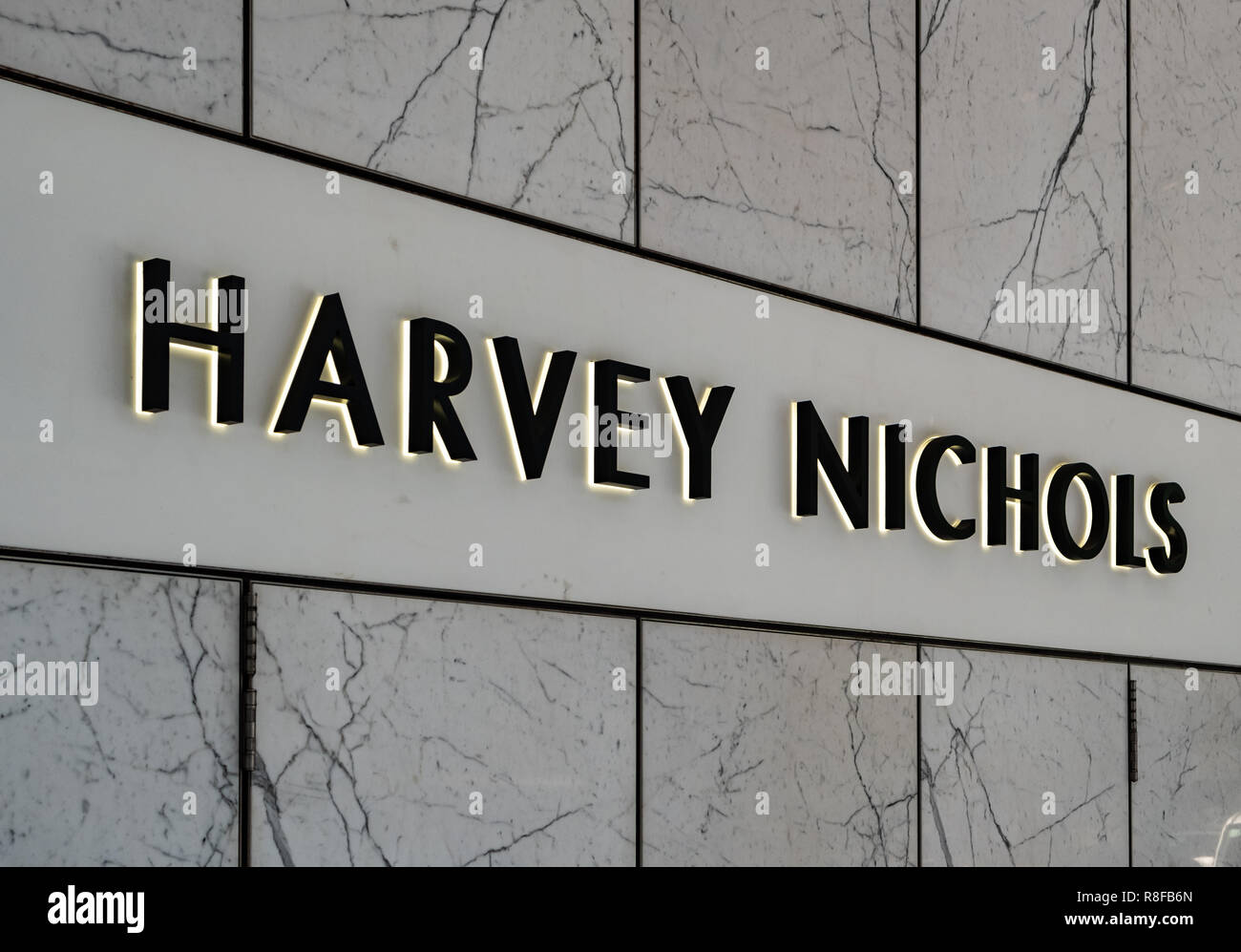 Hong Kong, April 7, 2019: Harvey Nichols Stockfoto