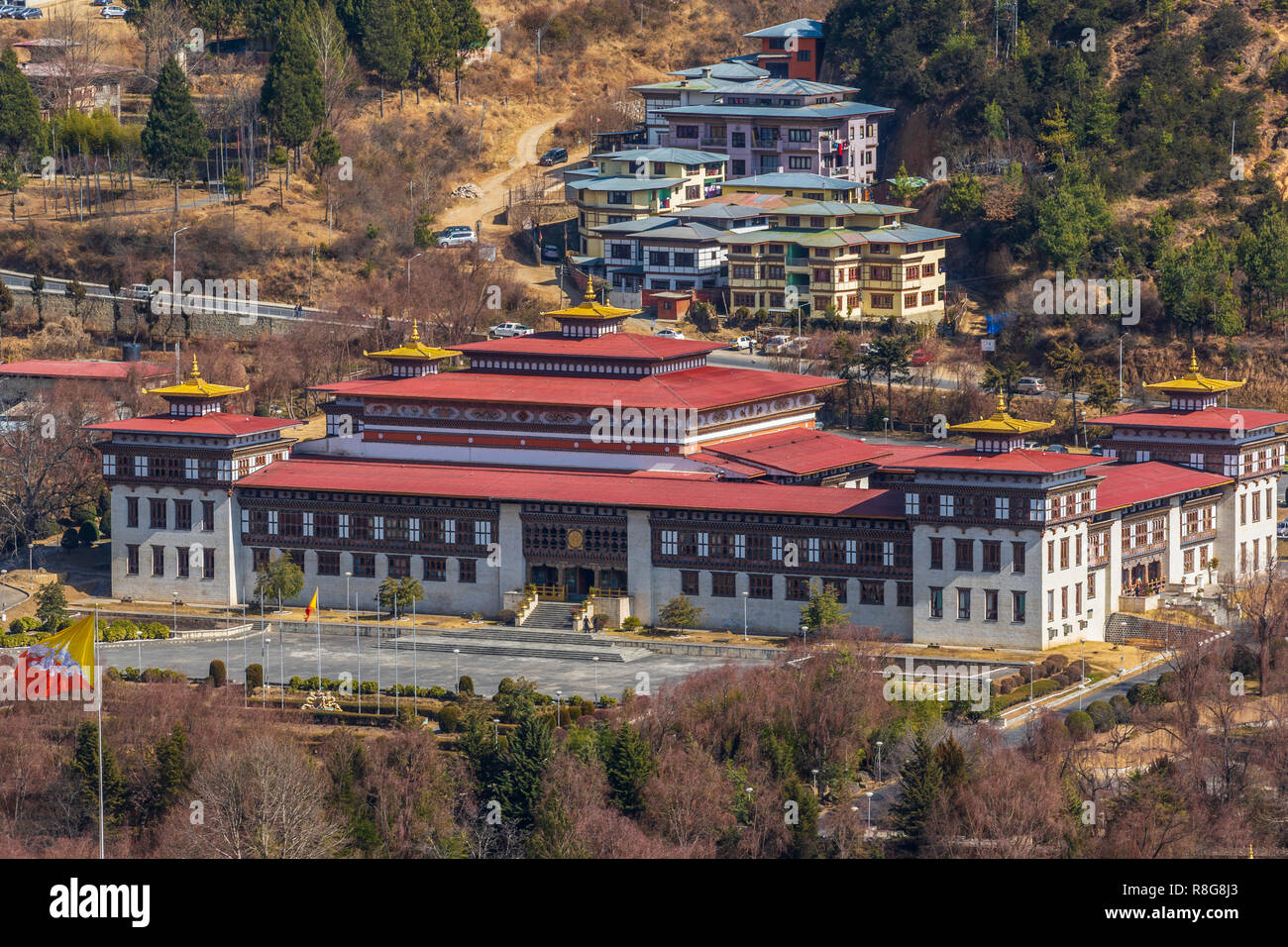Tshogdu, der Nationalversammlung der Bhutan Stockfoto