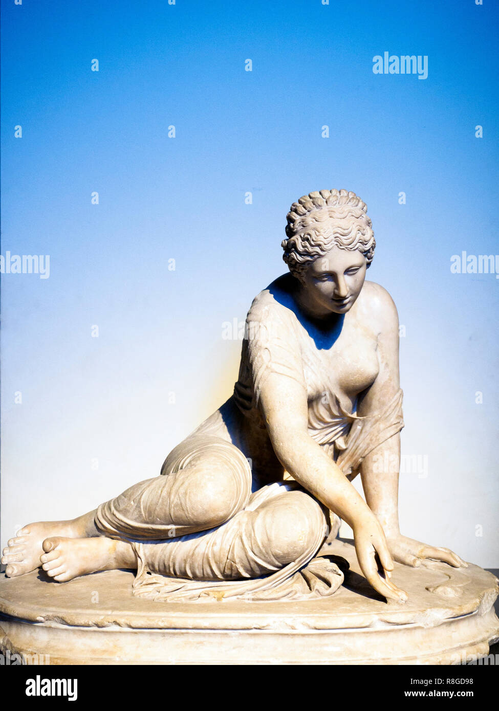 Die knucklebone Spieler Roman, 1./2. Jahrhundert n. Chr. Marmor British Museum, London, England Stockfoto