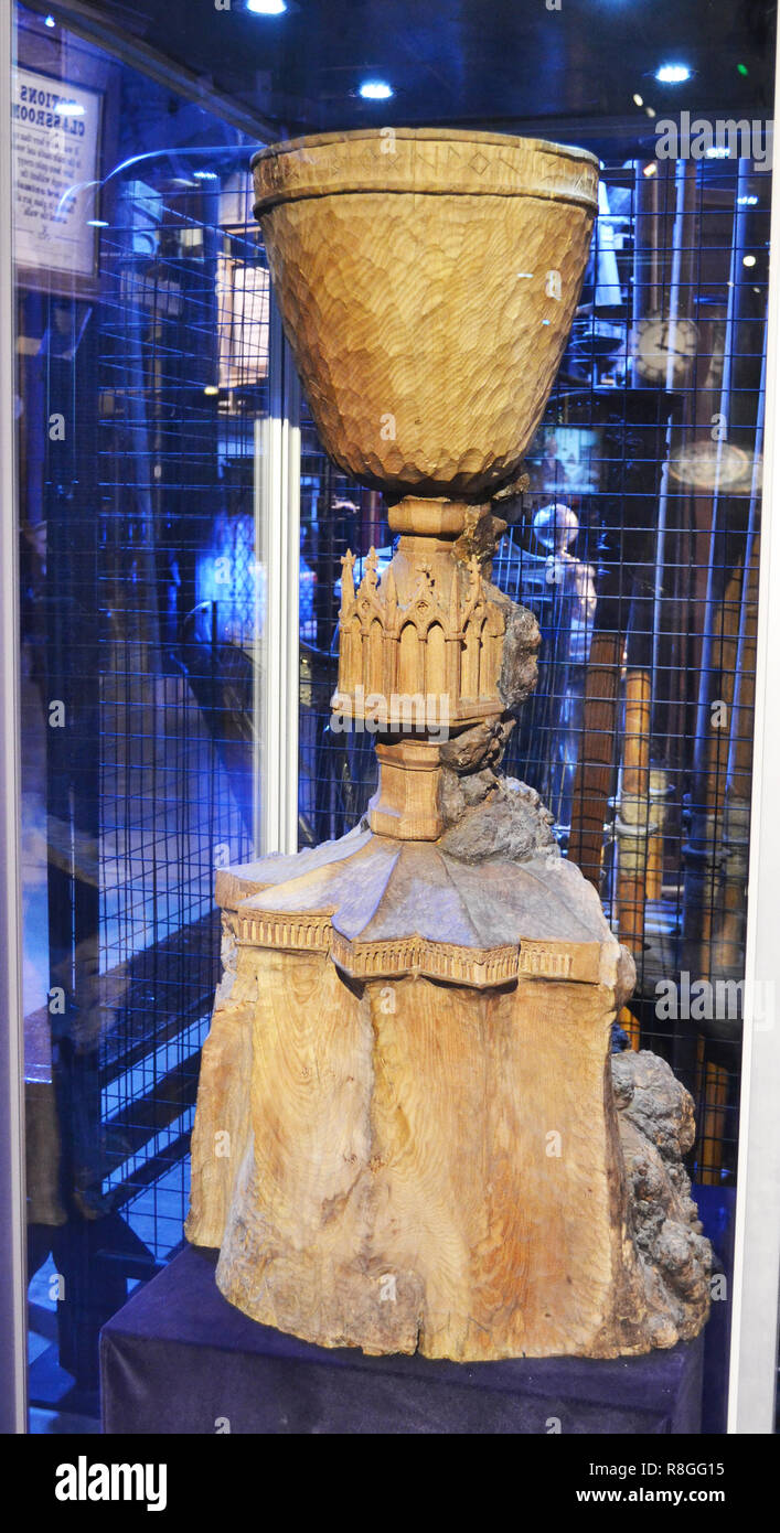 Der Becher des Feuers am Harry Potter in Leavesden Studios, London, UK Stockfoto