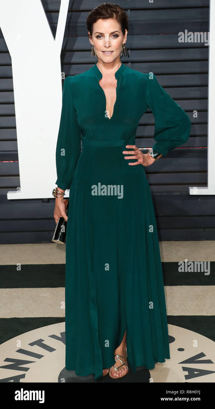 BEVERLY HILLS, Los Angeles, CA, USA - 26. Februar: Carey Lowell kommt an der 2017 Vanity Fair Oscar Party im Wallis Annenberg Center für Darstellende Künste hielt am 26. Februar 2017 in Beverly Hills, Los Angeles, Kalifornien, Vereinigte Staaten. (Foto von Xavier Collin/Image Press Agency) Stockfoto