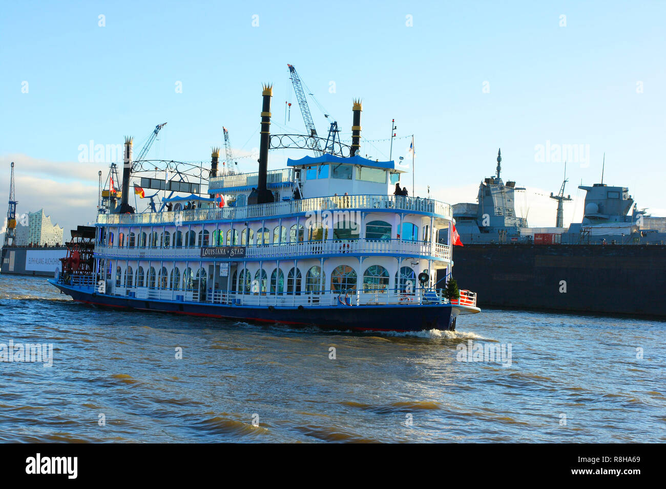 Louisiana Schiff Hamburg Deutschland Stockfoto