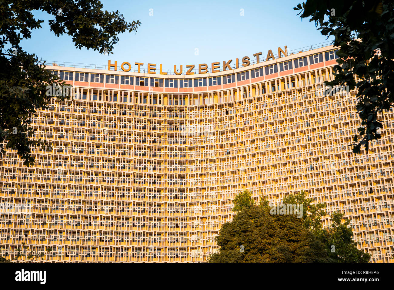 Hotel Usbekistan, Taschkent, Usbekistan Stockfoto