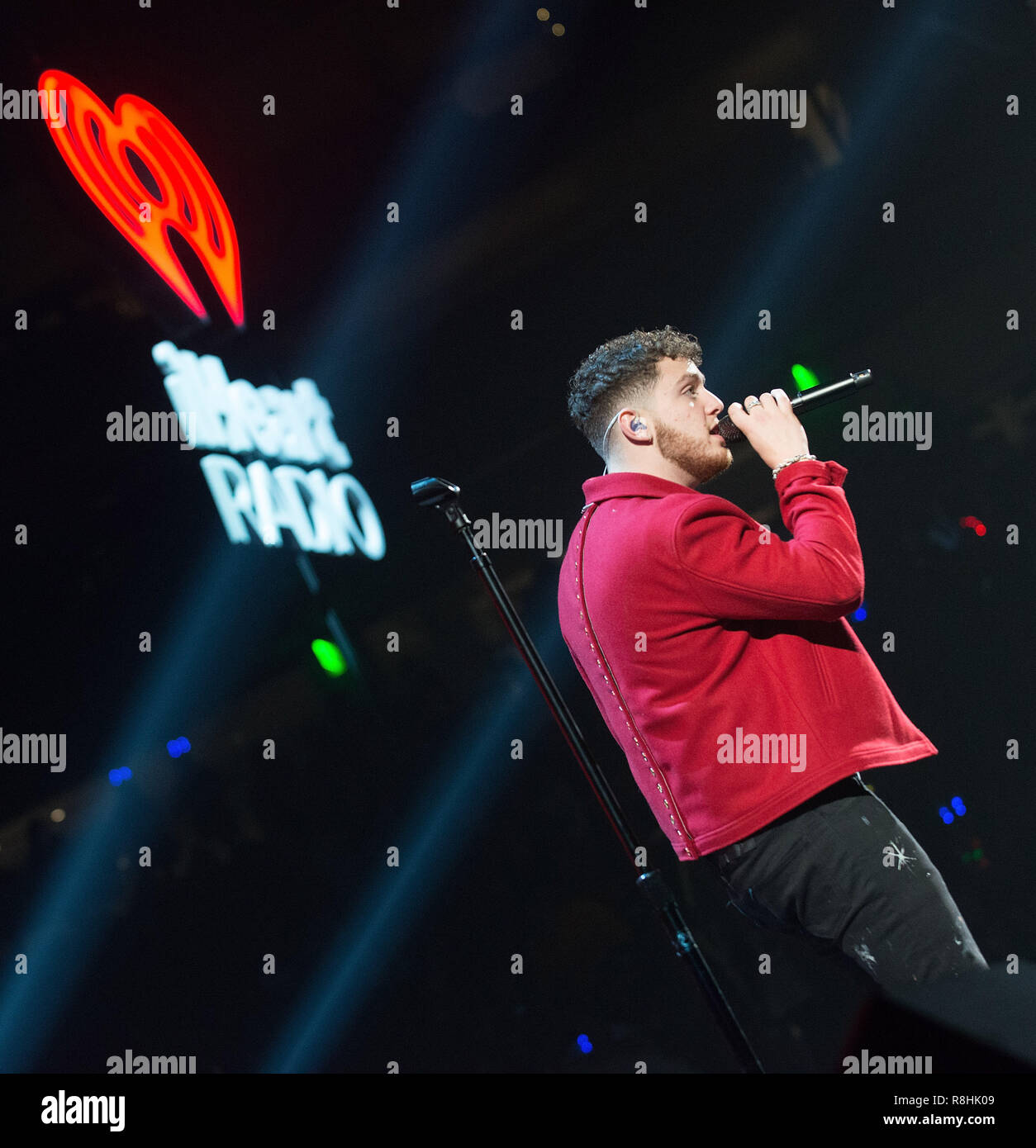 Atlanta, Georgia, USA. 14. Dezember 2018. Bazzi führt Strom 96,1 Jingle Ball 2018 State Farm Arena am Dezember 14, 2018 in Atlanta, Georgia. Foto: imageSPACE/MediaPunch Credit: MediaPunch Inc/Alamy leben Nachrichten Stockfoto